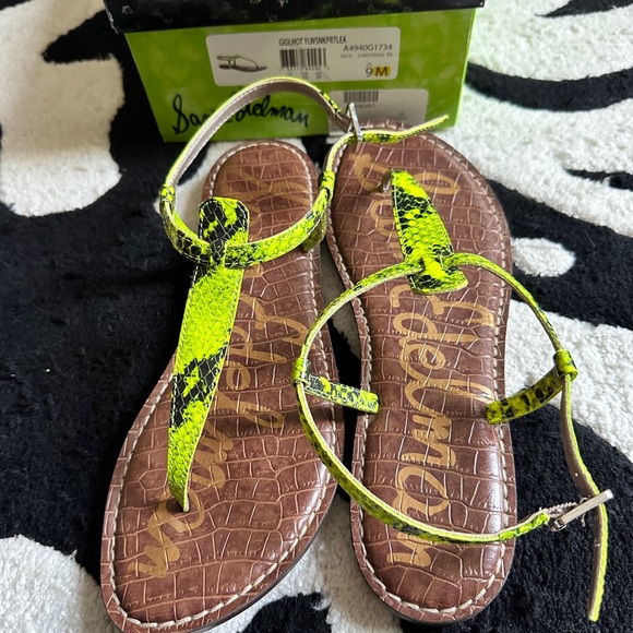 Sam Edelman Gigi sandals snakeskin - Picture 3 of 6